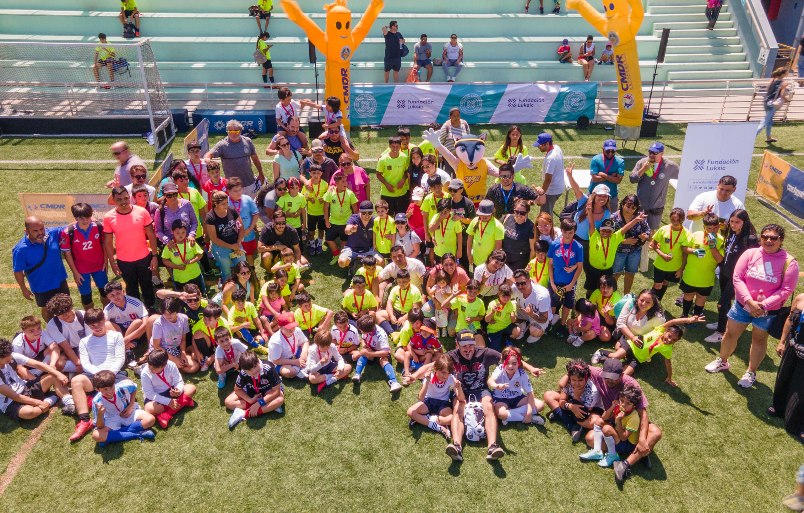 The Luksic Foundation's soccer school opens its doors in Antofagasta for girls and b...